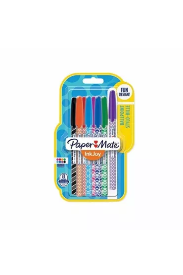 Paper Mate D�ugopisy Ink Joy 8 kolor�w