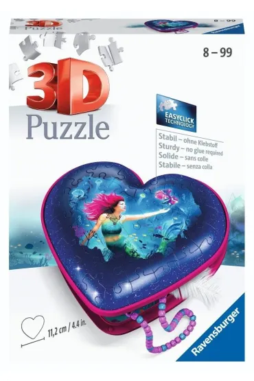 Puzzle 3D Mermaids Heart Ravensburger