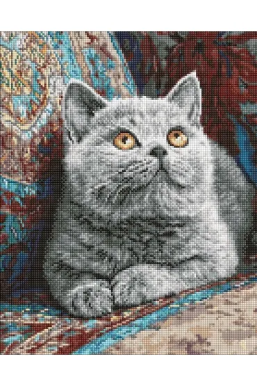 Diamentowa mozaika - Brytyjski spok�j 40x50cm