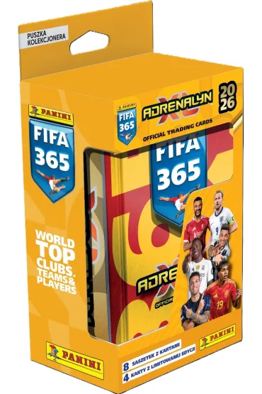 Mini puszka Fifa 365 Adrenalyn XL 2026 Panini