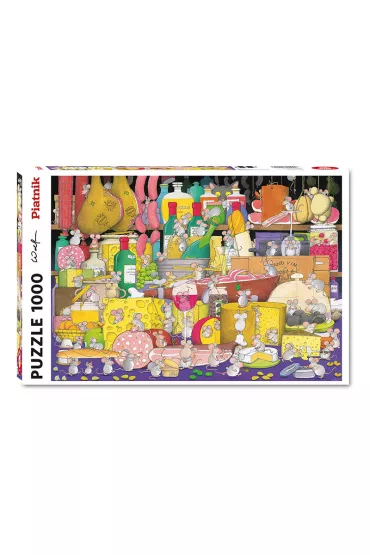 Puzzle 1000 el. Myszy harcuj� Piatnik