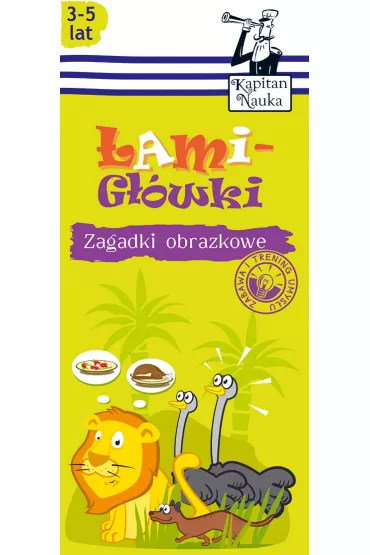 Kapitan Nauka. Zagadki obrazkowe. �amig��wki (3-5 lat) - Krzysztof Minge, Natalia Minge