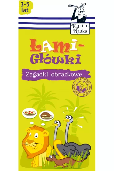 Kapitan Nauka. Zagadki obrazkowe. �amig��wki (3-5 lat) - Krzysztof Minge, Natalia Minge