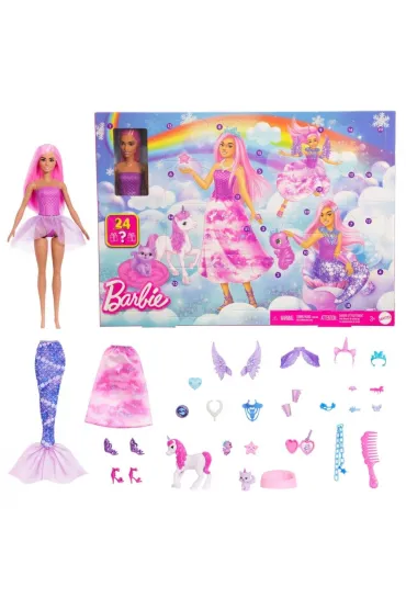 Barbie. �wiat Fantazji Kalendarz adwentowy 2025 Mattel
