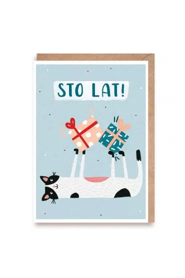 Cardie Kartka urodzinowa Kot