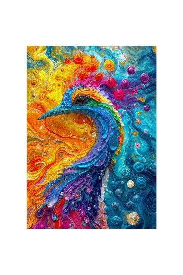 Puzzle 1000 Kolorowe pi�ra Enjoy
