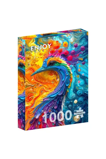 Puzzle 1000 Kolorowe pi�ra Enjoy