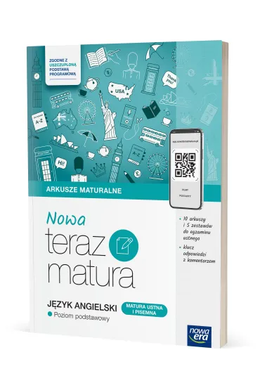 Nowa Teraz matura. J�zyk angielski. Arkusze maturalne. Poziom podstawowy. Do matury 2026 - Zbigniew  Pokrzewi�ski, Katarzyna Niklewska, Nicholas  Rattenbury