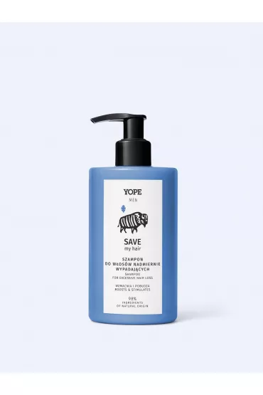 Yope Men Save My Hair szampon na nadmierne wypadanie wosw 300 ml