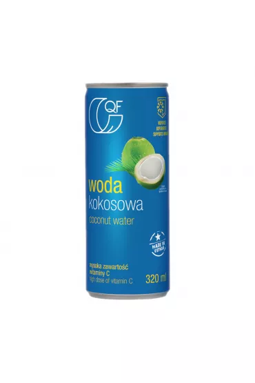 Quality Food Woda kokosowa z witamin C 320 ml