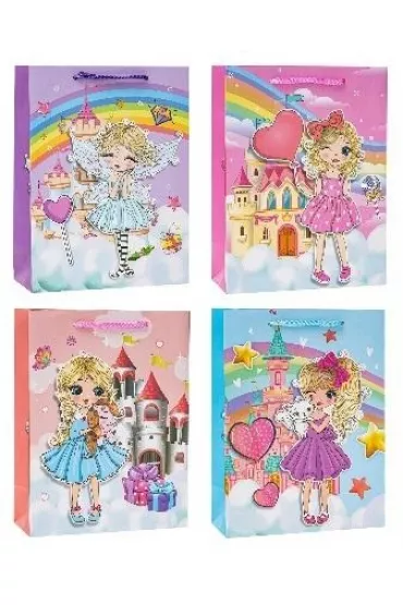 Rozette Torebka Pop-Up 3D Girl 26x32x10cm mix