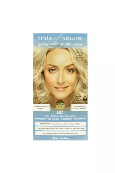 Tints of nature Naturalna farba do wosw  - 8C Popielaty blond 130 ml