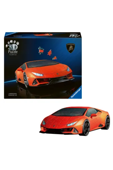 Puzzle 3D Lamborghini Huracn EVO-Arancio Ravensburger