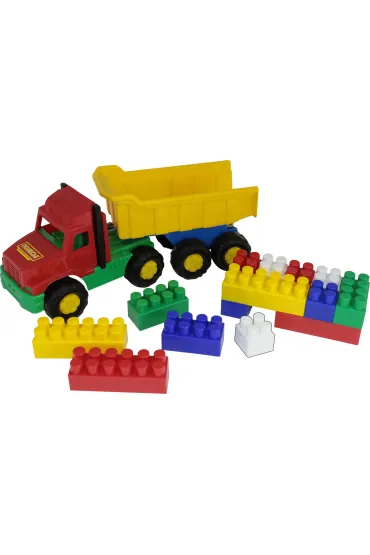Auto ci�arowe Wywrotka  klocki POLESIE 4239