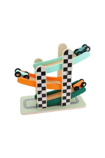 Zabawka drewniana - Racing cars tower TREFL