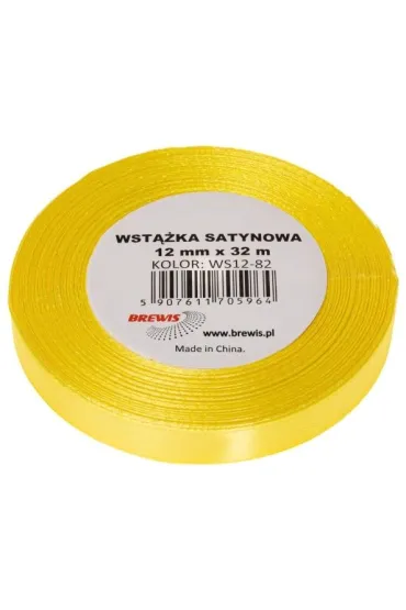 Brewis Wst��ka satynowa kanarkowy 25mmx32m