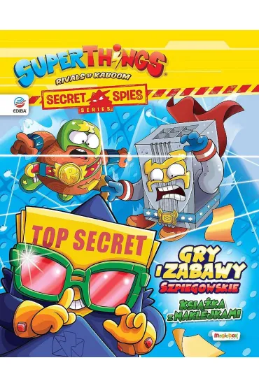 SuperZings. Ksi��ka z naklejkami. Seria Secret Spies