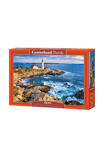 Puzzle 500 el. Sunrise over Cape Elizabeth Castorland