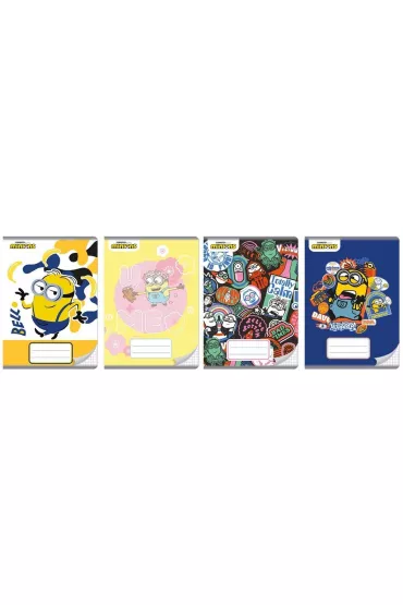 Beniamin Zeszyt A5 Minionki kratka 32 kartki 10 szt.