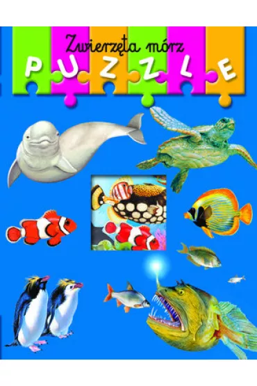 Puzzle Ksi��ka z puzzlami. Zwierz�ta m�rz Olesiejuk Sp. z o.o.
