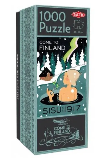 Puzzle 1000 el. Sauna, Sisu since 1917 Tactic