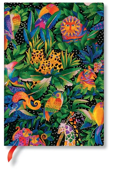 Paperblanks Notatnik Jungle Song midi linia