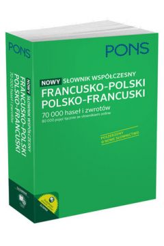 Nowy sownik wspczesny francusko-polski polsko-francuski PONS 70 000 hase i zwrotw