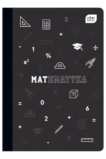Interdruk Zeszyt A5 PP Matematyka kratka 60 kartek