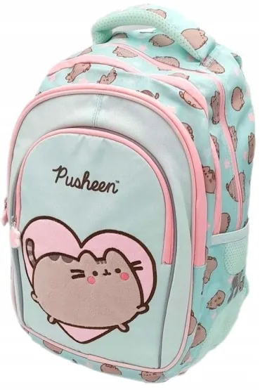 St. Majewski Plecak 4-komorowy Pusheen mint