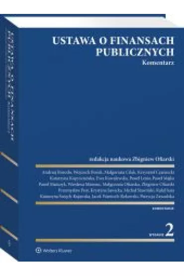 Ustawa o finansach publicznych Komentarz