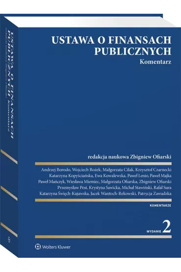 Ustawa o finansach publicznych Komentarz