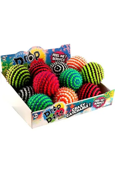 Pi�eczka z kolcami Drop Dot 6,5cm mix Kess