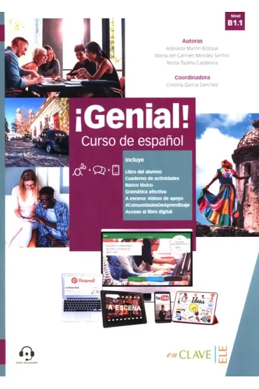 Genial! B1.1 podr.+ �w.+ dodatek leks.-gram.+audio - Mart�n Bosque Adelaida, Mar�a del Carmen M�ndez Santos, Nitzia Tudela Capdevila