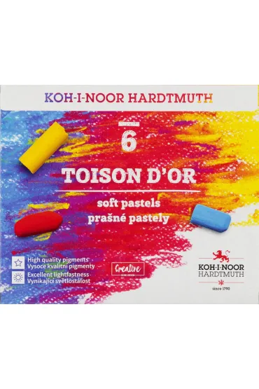 Koh-I-Noor Pastele Toison D`or 6 kolor�w