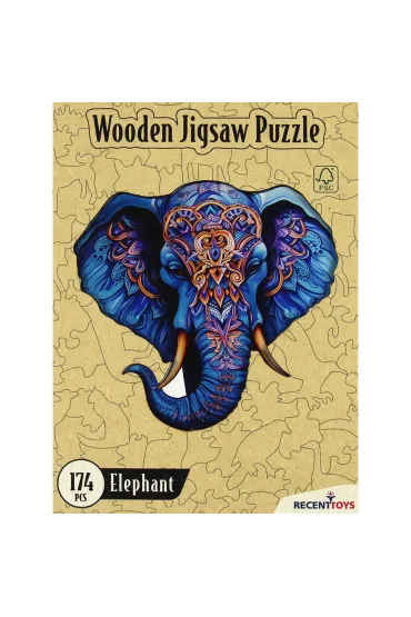 Puzzle 174 drewniane S�o� Recent Toys