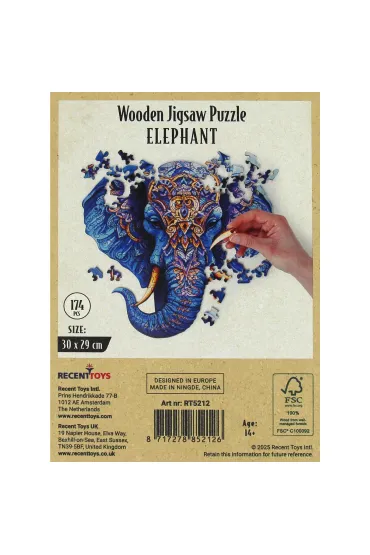 Puzzle 174 drewniane S�o� Recent Toys