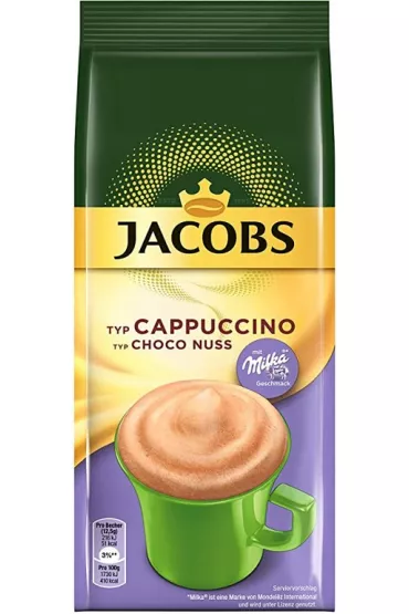Jacobs Kawa rozpuszczalna Cappuccino Choco Nuss Milka 500 g