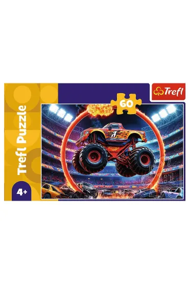 Puzzle 60 el. Monster truck Trefl