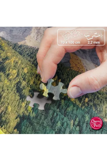 Puzzle 2000 el. Val di Funes 50217 CherryPazzi