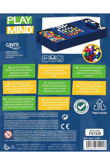 Play Mind (Master Mind) (wersja podr�na) (1125) Cayro