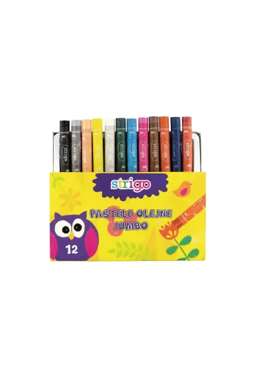 Strigo Pastele olejne Jumbo 12 szt.