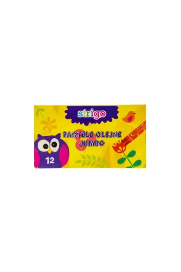 Strigo Pastele olejne Jumbo 12 szt.