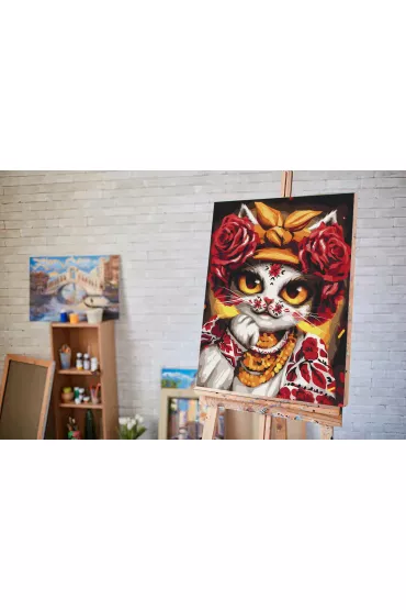 Twoje Hobby Malowanie po numerach - Kotka R�a 40x50cm