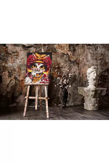 Twoje Hobby Malowanie po numerach - Kotka R�a 40x50cm