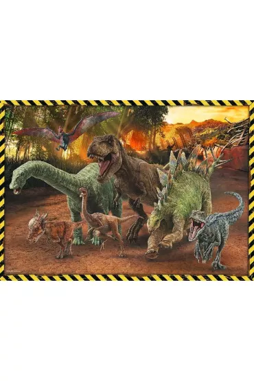 Puzzle 200 el. Dinozaury z Parku Jurajskiego Trefl
