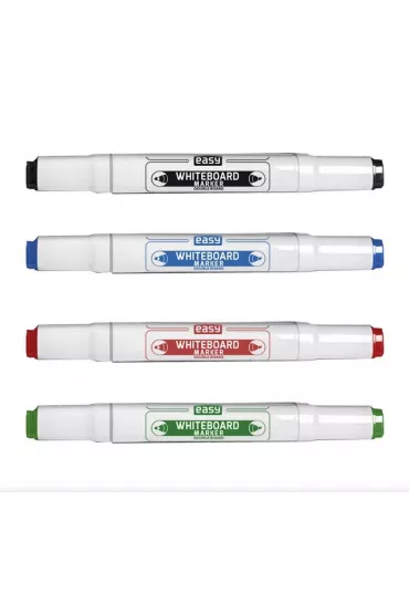 Easy Stationery Marker sucho�cieralny podw�jny 4 szt.