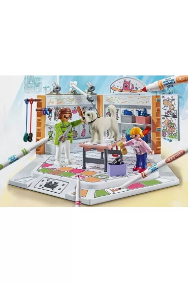 Playmobil Color Salon dla ps�w 71514