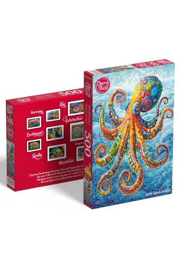 Puzzle 500 el. Splish Splash Octopus CherryPazzi