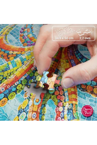 Puzzle 500 el. Splish Splash Octopus CherryPazzi