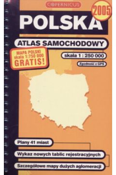 Polska. Atlas samochodowy Copernicus 1:250 000 - praca zbiorowa